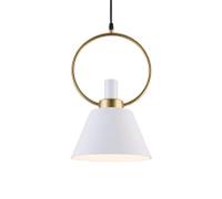 Wmmner Simplicity Bedside Lights over Sink Industrial Lights Traditional Color Suspensiom Lamp European Chandelier Teahouse Single Head Ceiling Lighting Fixture/Bianco