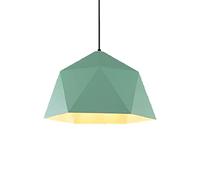 Wmmner Simplicity Modern Ceiling Light Shade with Adjustable Cord Lamp European Farmhouse Chandelier Led Pastoral 1-Light Ceiling Lighting Fixture for Living Room Kitchen Hallway/Verde/9.8In*5.9In