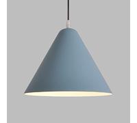 Wmmner Simplicity Single Head Chandelier Kitchen Island Triangle Light Danish Traditional Hanging Lamp Fashionable Personalized Ceiling Lighting Fixture for Kitchen Island Dining Room over/Blu/9.8In