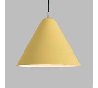 Wmmner Simplicity Single Head Chandelier Kitchen Island Triangle Light Danish Traditional Hanging Lamp Fashionable Personalized Ceiling Lighting Fixture for Kitchen Island Dining Room over/Giallo/9.8I