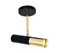 Wmmner Spot a Soffitto Lampada D'Accento Spot Girevole, Plafoniere Montate in Superficie, Galleria Corridoio Soggiorno Moderno a Binario Fissong Kit Lampade Girevoli da Parete, Base E14