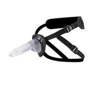 Wmmner Strap-On Realistico con Imbracatura Regolabile Pene Super Lungo 21Cm Pantaloni Lesbiche Masturbazione Set Di Giochi Sessuali Fantasia Gioco Sessuale For Uomini/Clear