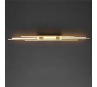 Wmmner Strip Linear Wall Mounted Light, Modern Led Long Wall Sconces With Acrylic Shade For Living Room Bedroom Wall Lighting(Gold,80Cm/31.4In)/Oro/100 Cm/39,3 Pollici