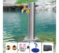Wmmner Supporto per Tubo Flessibile per Esterni Frost Free - Rubinetto D'Acqua Resistente a Pavimento per Giardino Verticale, 50X10.5Cm/20X4.1In, Ideale per Tutte Le Stagioni, Facile Installazione