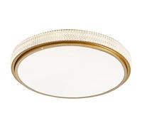 Wmmner Three-Tone Light Ceiling Lamp Light Industrial Panel Lamp Acrylic Lamp Shade Flat Lights Side Emitting Design Ceiling Lighting Fixtures for Bedroom Living Room Kitchen Office Hallway/19.7In