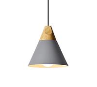 Wmmner Triangle Elegant Hanging Lamp Yellow Creative Simplicity Light Led Adjustable Ceiling Lighting Fixture Modern Farmhouse Suspensiom Lamp for Restaurant Living Room Bar Dignified/Cenere/9.8In*10.
