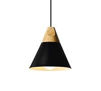 Wmmner Triangle Elegant Hanging Lamp Yellow Creative Simplicity Light Led Adjustable Ceiling Lighting Fixture Modern Farmhouse Suspensiom Lamp for Restaurant Living Room Bar Dignified/Nero/9.8In*10.2I