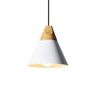 Wmmner Triangle Elegant Hanging Lamp Yellow Creative Simplicity Light Led Adjustable Ceiling Lighting Fixture Modern Farmhouse Suspensiom Lamp for Restaurant Living Room Bar Dignified/Bianco/9.8In*10.