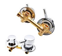 Wmmner Valvola Deviatrice Doccia in Ottone Massiccio - Miscelatore G1/2 a 3 Vie per Acqua Calda Eda, 9/10/12.5/14,5 Cm, Ideale per Bathtub Rubinetti e Cabine Doccia/Sale a Vapore/1212.5Cm Ulz 000129 1