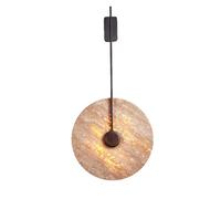 Wmmner Wall Light Nordic Style Large Stone Sconce Warm 3000K Natural Yellow Travertine Lamp Fixtures Bedroom Living Room Background Home Lighting/Scuro/L