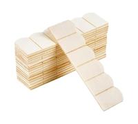 Wmqbjta 24 Pezzi di per Casa Delle Bambole, Mini a Squame di Pesce, Accessori in Legno per Lavori Artigianali, Pezzi Da Costruzione Fa