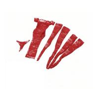 Wmqbjta Abito da Donna in Pizzo per Bambole 1/6 Vestito Sottoveste Calze Lunghe con Silhouette Slanciata Adatto a Collezionismo Fotografia di Personaggi Scenografie in Miniatura , Rosso