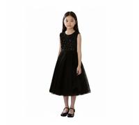 Wmqbjta Abito da Performance per Ragazze Abito da Cerimonia Vestito da Concerto Abito da Coro Vestito da Corpetto Paillettato E Gonna Vaporosa Struttura Che, 140CM