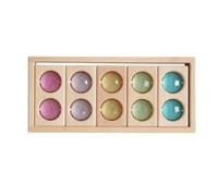 Wmqbjta Gioco con Cappelli Intercambiabili, Stile A | Riconoscimento Dei Colori, Tavolette Montessoriane in Legno, Educativo, Gioco con Schede Illustrate, per Casa