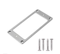 Wmqbjta Industial Guard Cornice Pickup Telaio Supporto Staffa per Chitarra Elettrica Materiale Plastica con Viti Installazione Facile Adatta a Riparazioni, Argento