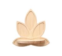 Wmqbjta la in Legno a Forma di Sacro Decorativa Parete con Piattaforma Espositiva Resistente Vassoio Espositivo per Spazio Meditazione