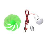 Wmqbjta Mini Generatore Eolico Set Generatore Turbina Modello Plastica DIY Assemblaggio Adatto Esperienze Didattiche Ricerca Laboratorio Sviluppo
