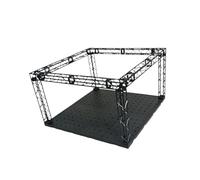 Wmqbjta Palco di Presentazione Dell'hangar Come Sfondo per Un Diorama E Base per Un Garage. Una Mostra Figure Costruibili con per Modell, Larghezza 30 Cm