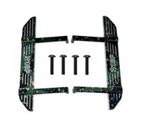 Wmqbjta Pedane Laterali per Auto RC in 1/18, Set di Accessori per Camion Crawler con Protezione Antiusura, Adatte per Radiocomando H18P, Verde Scuro