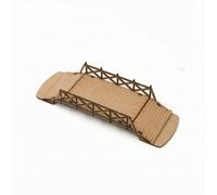 Wmqbjta Ponte Ponte Diorama Modello Kit Ponte Miniatura Fedele All’architettura Europea Assemblaggio Manuale Coinvolgente Adatto a Hobbisti E Collezionisti, Wooden Bridge