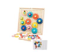 Wmqbjta Set di Costruzioni per Bambini con Ingranaggi Ad Incastro E Gioco di Smistamento Dei Colori.