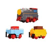 Wmqbjta Set Trenino con Motrice e Vagoni Costruzione Manuale per Bambini, Giocattolo Ferroviario con e, Componibile, Trenino e Binari, Casa