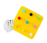 Wmqbjta Tavola Attività per Il Gioco Sensoriale E L'apprendimento, Ideale Come Regalo per Bambini, Giallo, Taglia unica