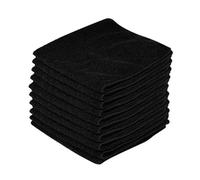 wmRTSZ Accessori Adatto for 10 Pezzi di Panno in Microfibra Nero for Asciugamano, for Lavare, Pulire, asciugare, lucidare, dettagliare Lo Schermo della Finestra 30x30 cm