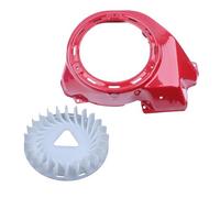 wmRTSZ Accessori Rosso Recoil Shroud Cover Custodia Ventola di Raffreddamento Adatta for GX390 GX340 GX 390 340 188F 11-13HP Motore a Gas Generatore di Acqua