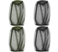 WMUVAZA Cappello con zanzariera 4 pezzi Head Net Face Mesh Head Cover Outdoor