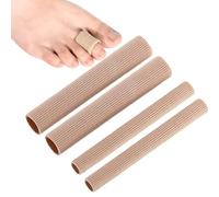WMUVAZA Protezione dita mani e piedi, 4 Pezzi Manicotti per Dita Dei Piedi, Copri Dita in Gel Tagliabile, Salva Punte e Proteggi Dita, Protezione Dita Piedi per Prevenire Vesciche, Calli e Duroni