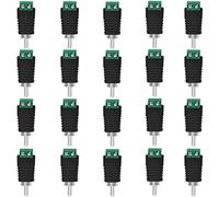WMYCONGCONG 20 pz RCA a AV vite terminale adattatore Phono Plug Solderless convertitore audio/video altoparlanti connettori per cavi per applicazioni CCTV