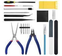 WMYCONGCONG 23 PCS Metallo Puzzle Tool Set Metallo FAI DA TE Modello Kit Assemblaggio Piegatura Strumenti Modello Tool Set per 3D Metallo Puzzle Assemblaggio