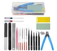 WMYCONGCONG 29 PCS Modello Tool Kit Modeler Strumenti di Base Craft Set Hobby Building Tools Kit per Gundam Modello Professionale Assemblare Costruzione Riparazione e Fissaggio