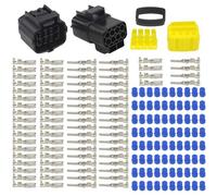 WMYCONGCONG 3 kit connettore elettrico impermeabile a 8 pin per auto (8 pin)