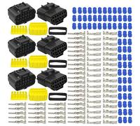 WMYCONGCONG 3 kit di connettori elettrici impermeabili a 12 pin per auto (12 pin)