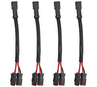 WMYCONGCONG 4 PZ DTP Y Forma 2 pin Adattatore Splitter Cablaggio Cavo Elettrico Connettore Spina per LED Light Bar Fendinebbia