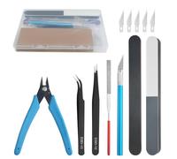 WMYCONGCONG 8 PCS Gundam Modello Tools Kit Modeler Strumenti di Base Hobby Building Tools Kit per edifici Auto Aerei Modello Assemblare Costruzione Riparazione e Fissaggio