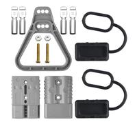 WMYCONGCONG Kit di 2 connettori per connessione rapida e scollegamento della batteria da 175 AMP 1/0 AWG, kit di cablaggio per verricello da 12 V-36 V per verricello per cavi camper e camion