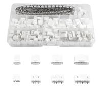 WMYCONGCONG Kit di 440 connettori terminali femmina da 2,54 mm, 2, 3, 4, 5 pin, compatibili con connettori JST-XHP (2, 3, 4, 5 pin)