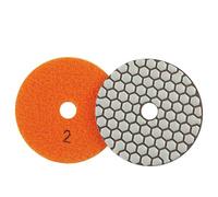 WMYDNXXT 1 tampone diamantato for lucidatura a Secco da 4 Pollici, Disco abrasivo a Grana 50-3000 for lucidatura di Marmo, Granito, Vetro, utensile abrasivo Flessibile(4inch,300Grit)