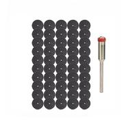 WMYDNXXT 5-100 Pezzi di Dischi abrasivi da Taglio da 32 mm con Mandrini, Mole Abrasive, Accessori for Utensili rotanti for Il Taglio dei Metalli, Lame for seghe(51pcs Set 3.0 Shank)