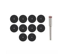 WMYDNXXT 5-100 Pezzi di Dischi abrasivi da Taglio da 32 mm con Mandrini, Mole Abrasive, Accessori for Utensili rotanti for Il Taglio dei Metalli, Lame for seghe(11pcs Set 3.0 Shank)