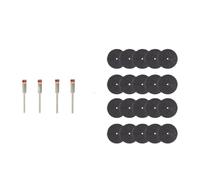 WMYDNXXT 5-100 Pezzi di Dischi abrasivi da Taglio da 32 mm con Mandrini, Mole Abrasive, Accessori for Utensili rotanti for Il Taglio dei Metalli, Lame for seghe(24pcs Set)