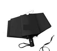 WMYDNXXT Ombrelli Ombrello Completamente Automatico Ombrello con Protezione Solare Ombrello Antipioggia Ombrello Pieghevole a Tre Pieghe Parasole(Schwarz)