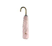 WMYDNXXT Ombrelli Ombrello Pieghevole Portatile con Manico a Gancio Rivestimento colorato Protezione Solare Parasole Ombrello Parasole Ombrello Soleggiato e piovoso