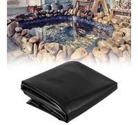 WMYYLX Pellicola per laghetto in HDPE di alta qualità, 0,2 mm, taglio nero, resistente ai raggi UV e alle intemperie, per laghetti, fontane, giardini acquatici (3 x 4 m)