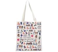 Wmzjnljy 1 borsa tote con personaggio di Broadway per i fan del teatro, idea regalo per i fan del teatro - I'm Not Dramatic I'm Theatrical Musical Theatre (Z147-1)