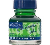 Winsor and Newton - Inchiostro per calligrafia, 30 ml, 241 verde foglia (Bttl)