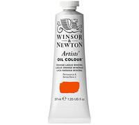 Winsor & Newton 1214416 Artists - Colore ad olio per artisti con la massima pigmentazione possibile, massima resistenza alla luce, tubo da 37 ml - Lacca Arancio Minerale